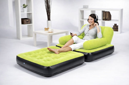 Multi Max Air Couch 🛋️✨ راحة فاخرة في أي مكان! 🌴 Inflates fast | Ultra-soft | Portable & Durable ✔️ Ideal for Majlis, Camping, Beach & UAE lifestyle 🇦🇪